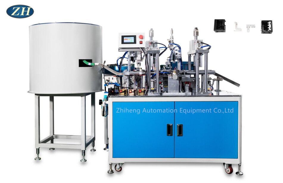 स्थिर संपर्क टुकड़ा और चलती संपर्क फ्रेम लाइन स्थिरता के लिए स्वचालित riveting मशीन
